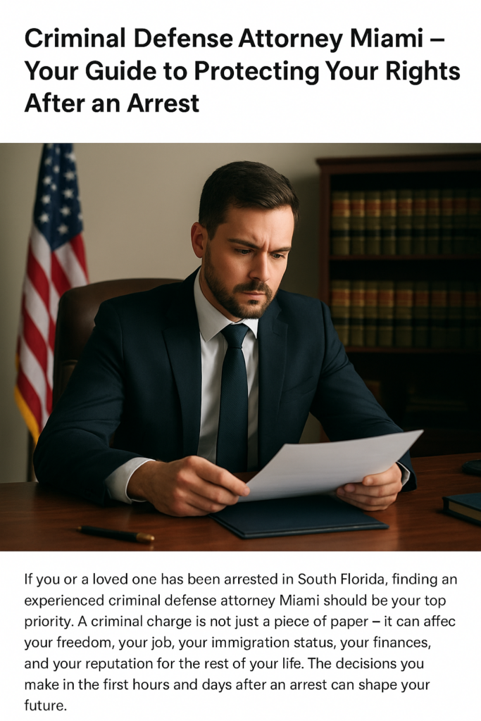 Criminal Defense Attorney Miami