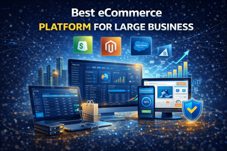 Best Ecommerce Platform for Large Business in 2025 | Vinzp