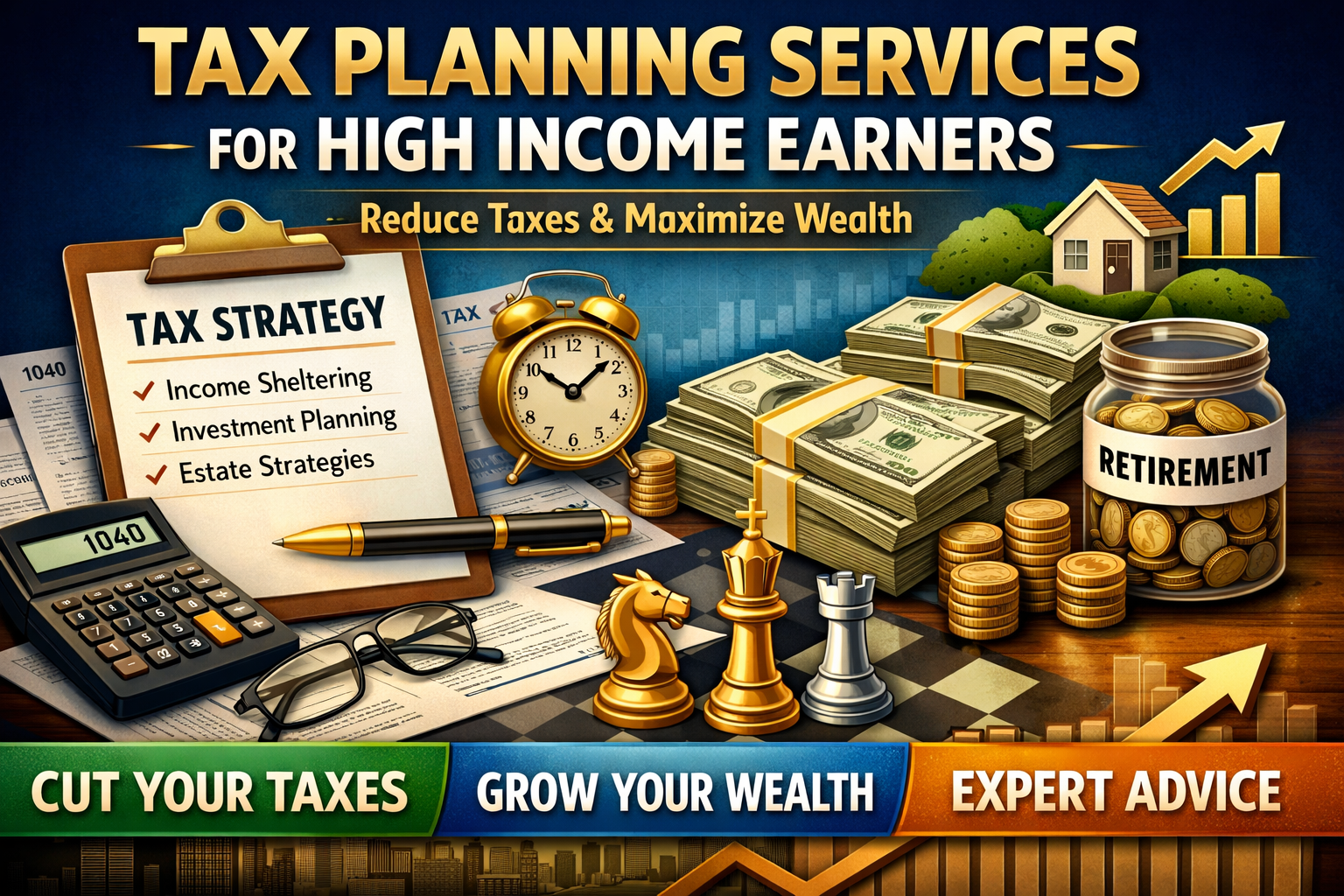 Tax Planning Services for High Income Earners – Save More Legally