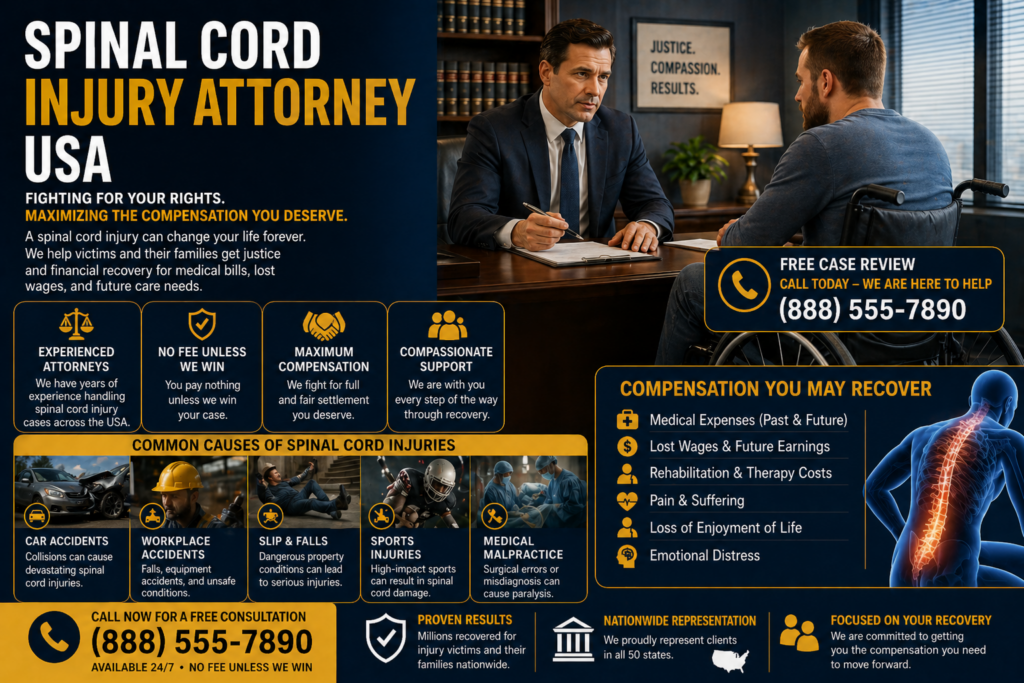 Spinal Cord Injury Attorney USA