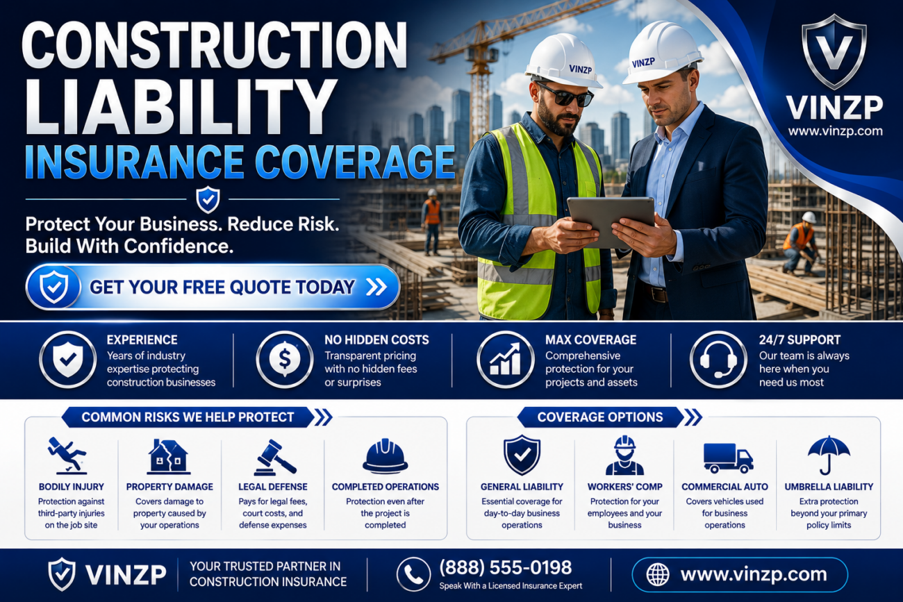 Construction Liability Insurance Coverage