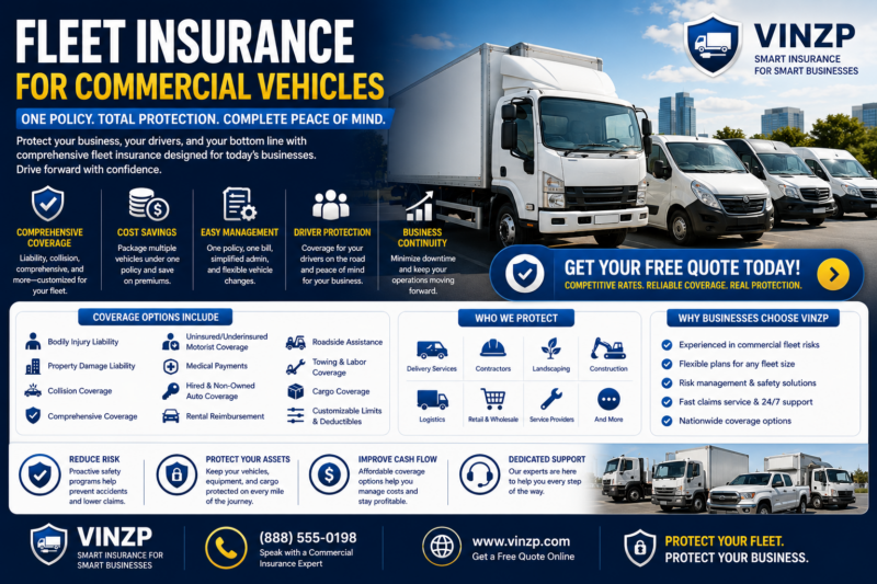 Fleet Insurance for Commercial Vehicles Guide