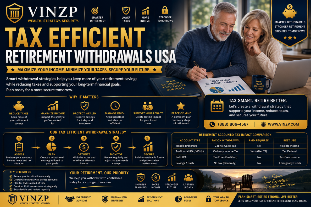 Tax Efficient Retirement Withdrawals USA