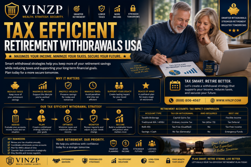 Tax Efficient Retirement Withdrawals USA