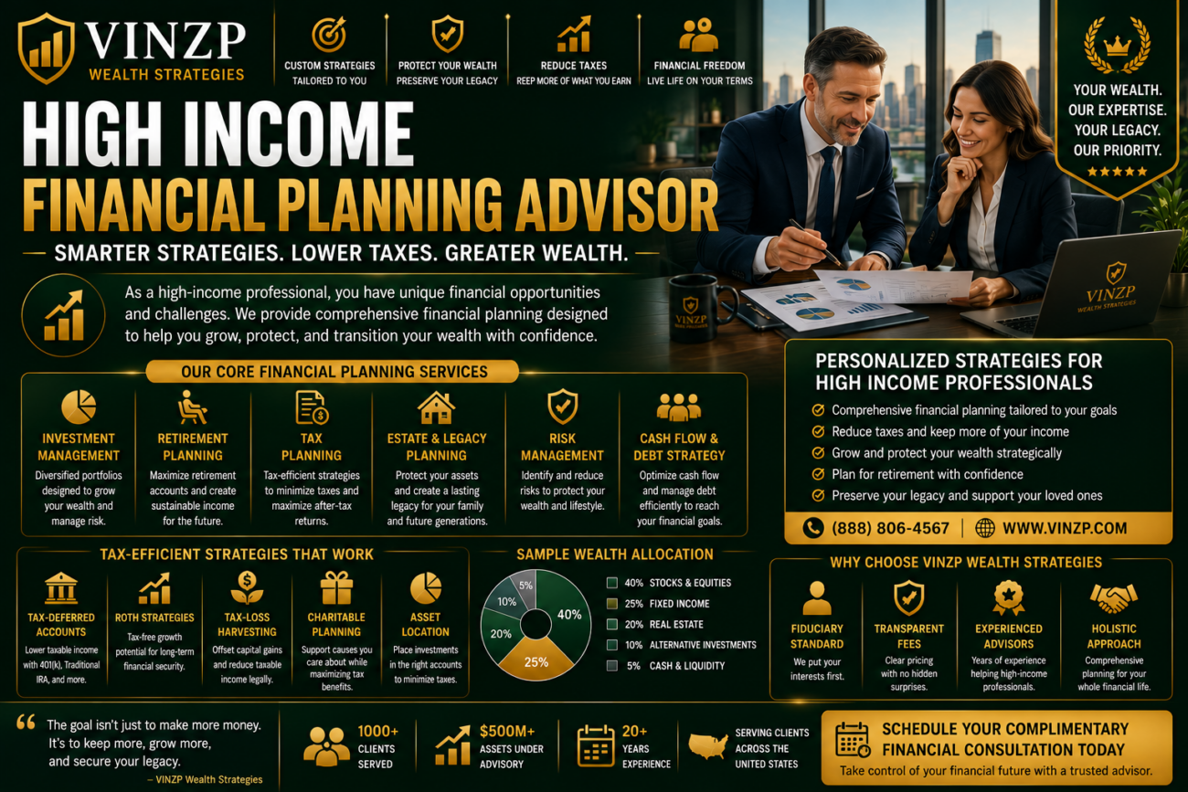 High Income Financial Planning Advisor