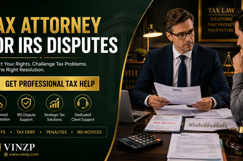 Tax Attorney for IRS Disputes A Smart Guide for Taxpayers